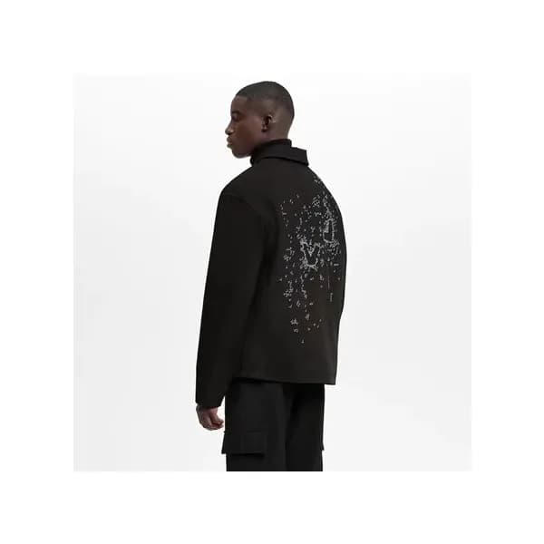루이비통 남성 트렌디 블랙 자켓 - Mens Black Jackets - lou04348x - 1