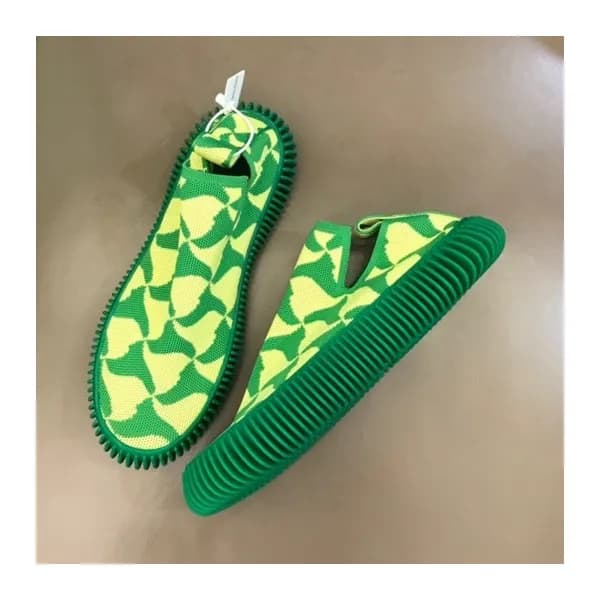 보테가베네타 남/녀 모던 그린 스니커즈 - Bottega Veneta Unisex Gree… - 1