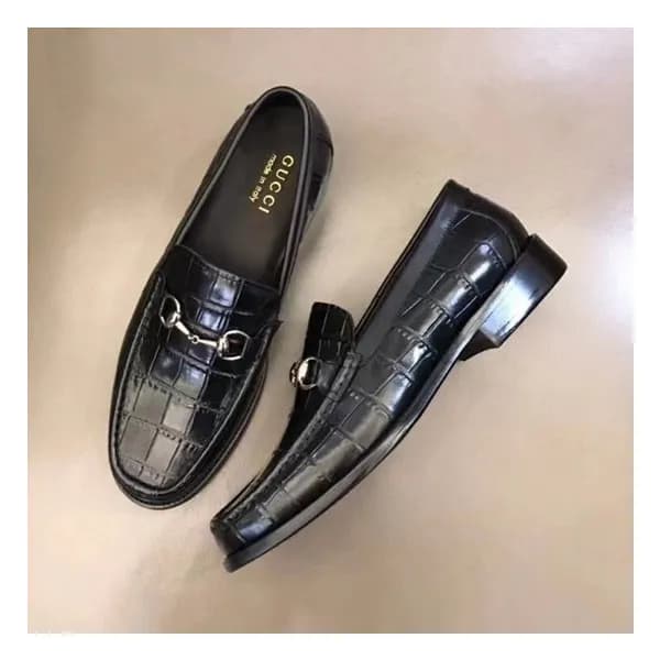 구찌 남성 홀스빗 블랙 로퍼 - Mens Black Loafer - guc05087x - 1