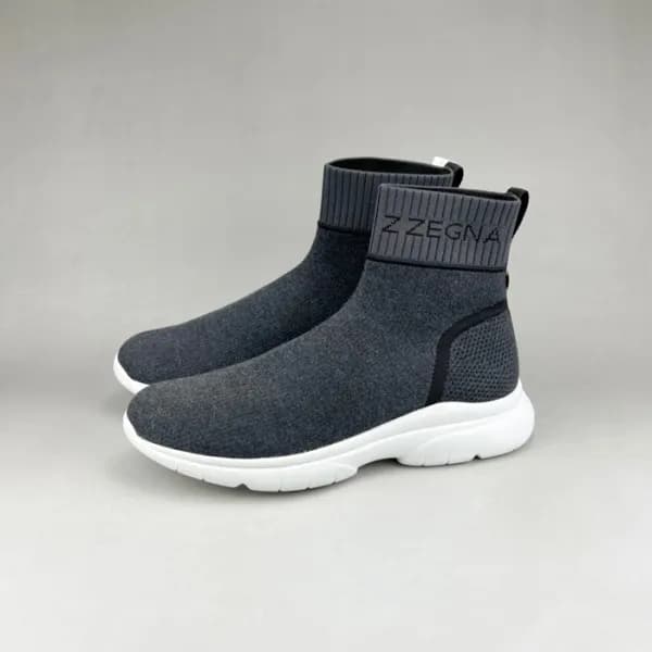 에르메네질도 제냐 남성 차콜 스니커즈 - Ermenegildo Zegna Mens char… - 1