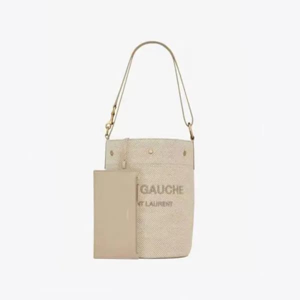 입생로랑 여성 베이지 버킷백 - Saint Laurent Womens Beige Bucke… - 1