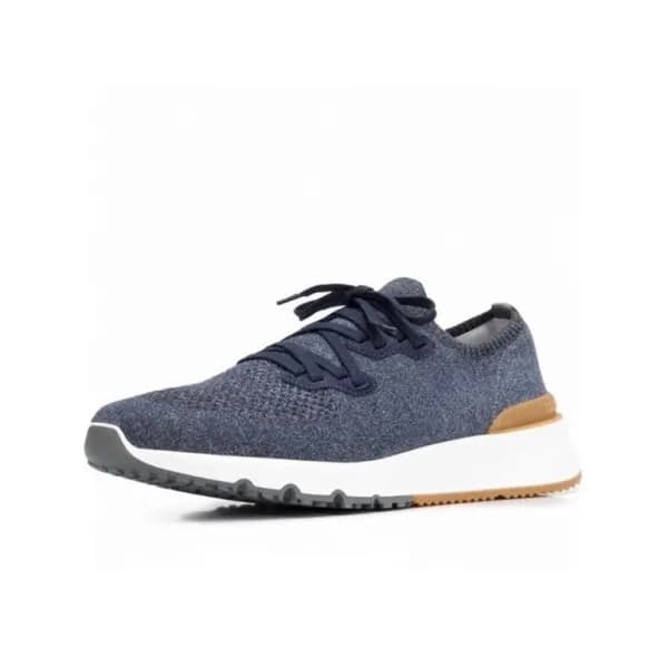 브루넬로쿠치넬리 남성 네이비 스니커즈 - Brunello Cucinelli Mens Nav… - 1