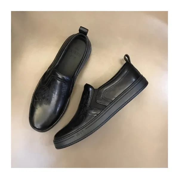 벨루티 남성 블랙 로퍼 - Berluti Mens Black Loafer - ber166x - 1