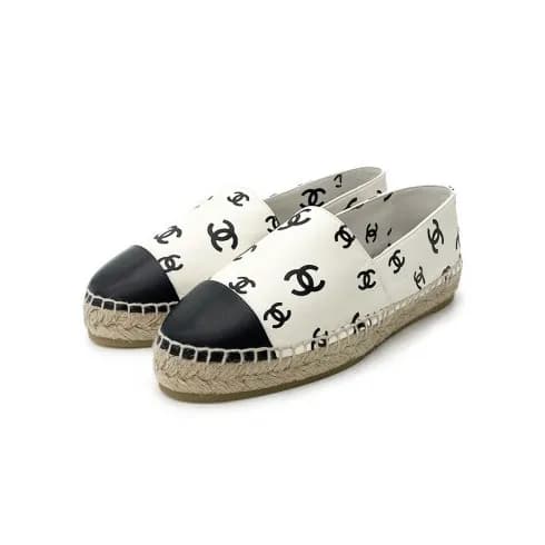 샤넬 여성 화이트 슬립온 - Chanel Womens White Slip-on - ch91… - 1