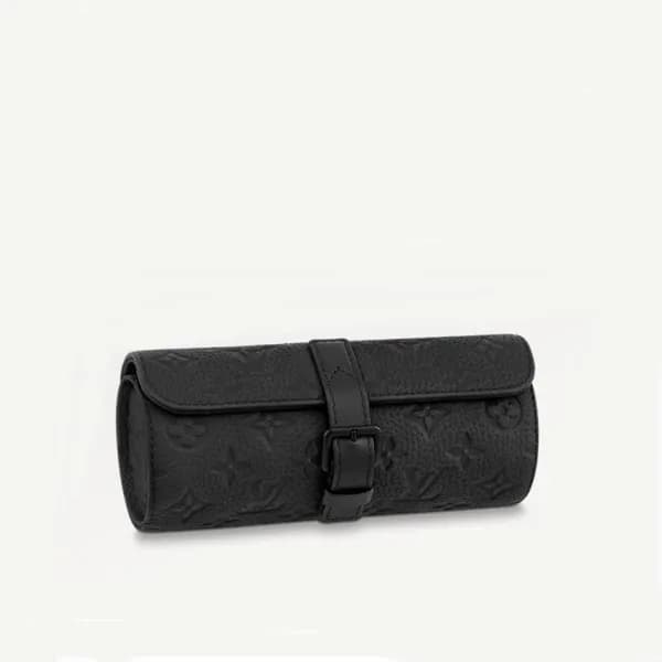 루이비통 남/녀 블랙 시계 케이스 - Louis vuitton Unisex Black Wa… - 1