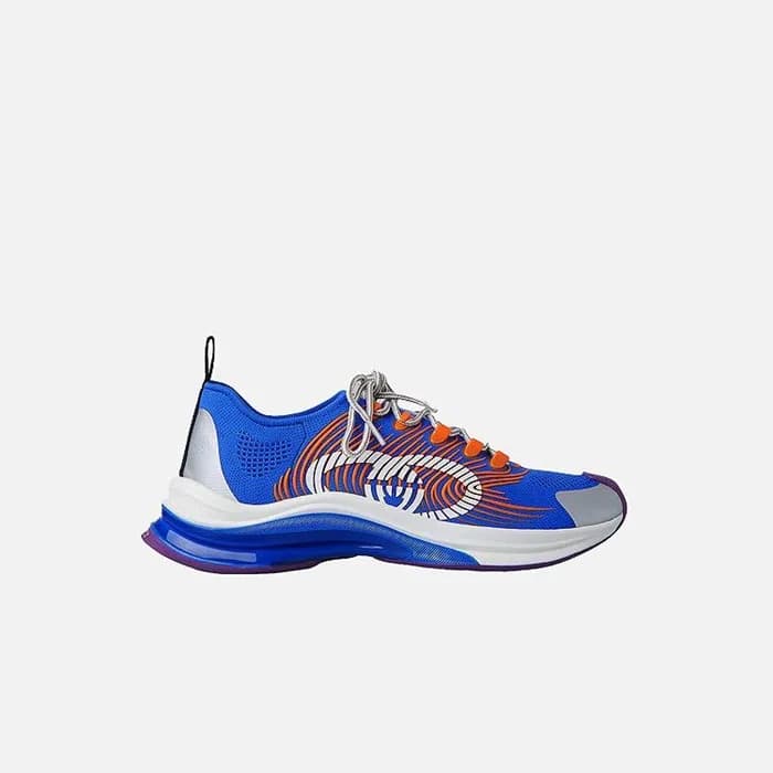 구찌 남/녀 블루 런 스니커즈 【매장-130만원대】 - Gucci Unisex Blue S… - 1