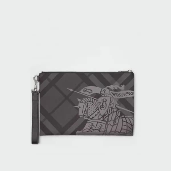 버버리 남성 그레이 클러치 - Burberry Mens Gray Clutch - bu325… - 1