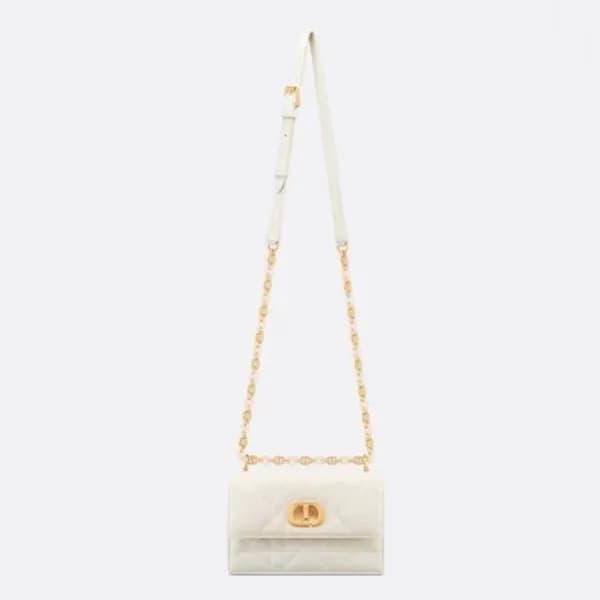 디올 여성 화이트 카로백 - Dior Womens White Caro Bag - dib32… - 1