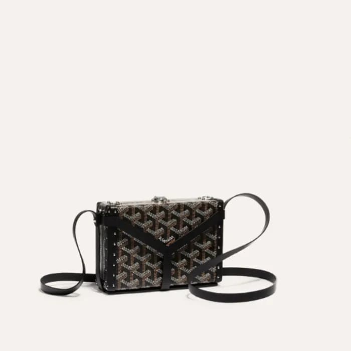 고야드 여성 블랙 미노디에르 트렁크 백 - Goyard Womens Minaudiere T… - 1