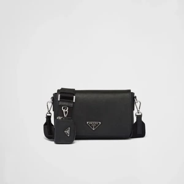 프라다 남성 블랙 메신저 백 - Prada Mens Black Cross Bag - prb… - 1