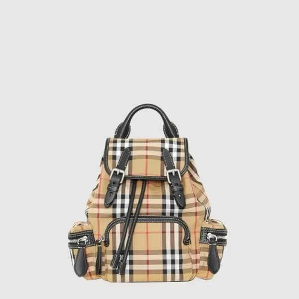 버버리 여성 체크 포켓 스몰 백팩 - Burberry Womens Check Pocket … - 1