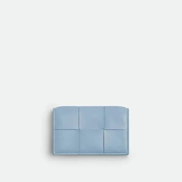 보테가베네타 남/녀 블루 카드 지갑 - Bottega Veneta Unisex Blue C… - 1
