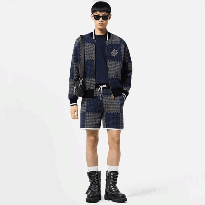 루이비통 남성 다미얼 반바지 - Louis vuitton Mens Damier Half-p… - 1