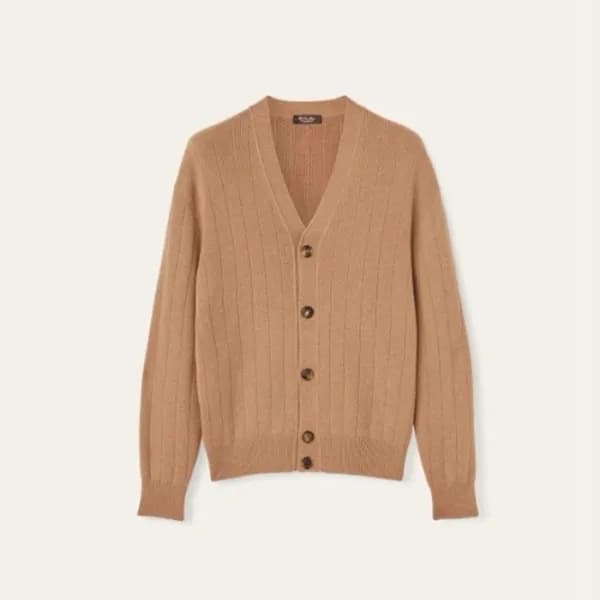 로로피아나 남성 브이넥 가디건 - Loro Piana Mens V-neck Cardigan…