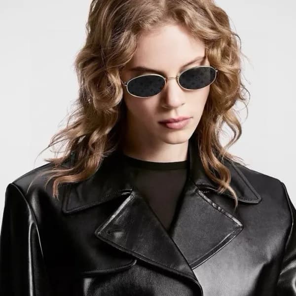 루이비통 여성 프리미엄 메탈 프레임 선글라스 - Louis vuitton Womens Pr… - 1