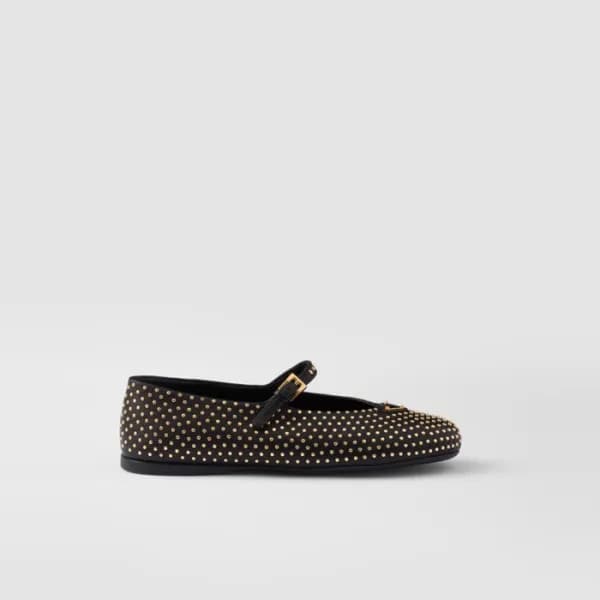 프라다 여성 메리제인 플랫 - Prada Womens Flat Shoes - prs3024… - 1
