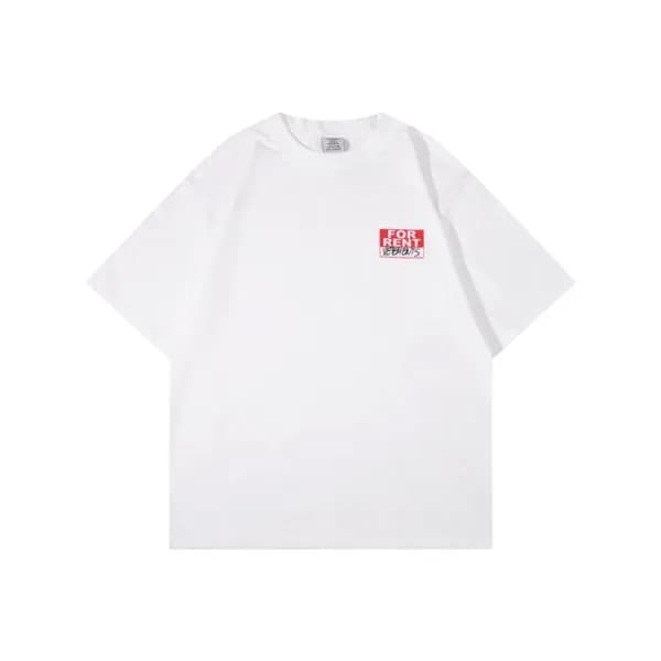 베트멍 남/녀 라운드 반팔 티셔츠 - Vetements Unisex Oversize Tsh… - 1
