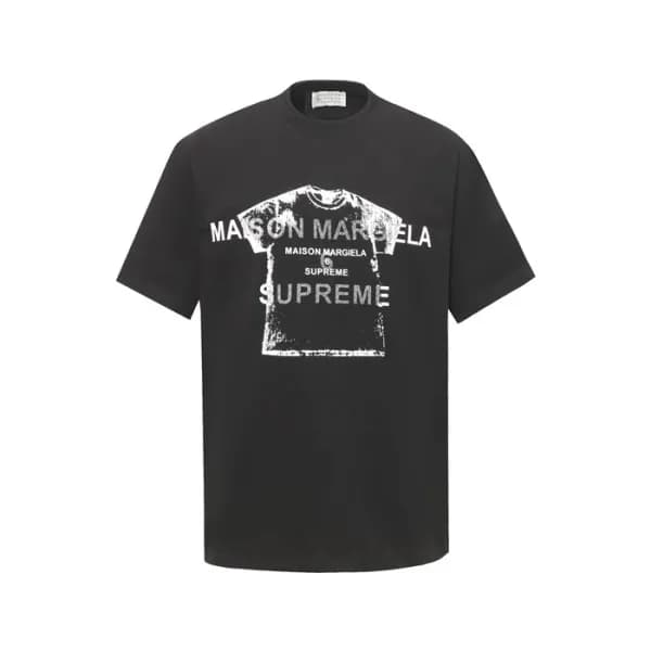 메종 마르지엘라 남성 라운드 반팔 티셔츠 - Maison Margiela Mens Roun… - 1