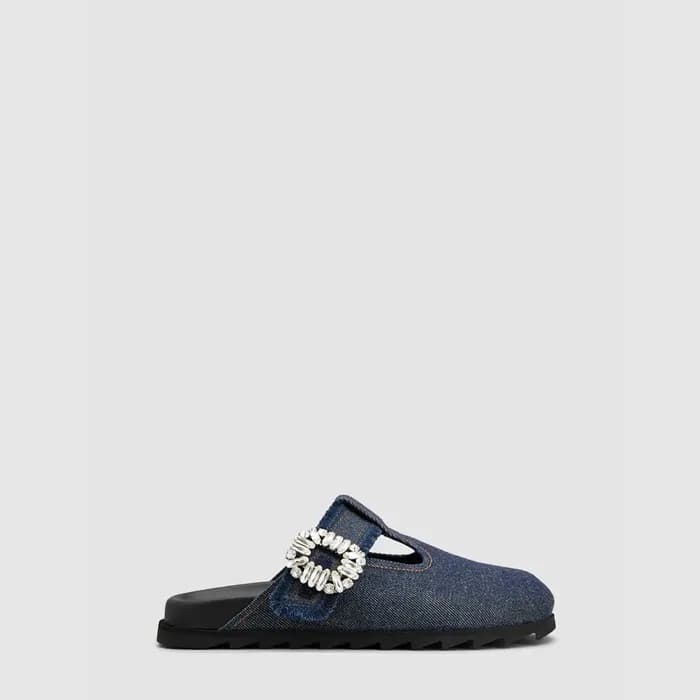로저비비에 여성 슬라이디 비브 뮬 - Roger Vivier Womens Slidey Vi… - 1