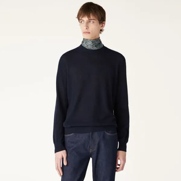 로로피아나 남성 라운드 스웨터 - Loro Piana Mens Round Sweater -… - 1