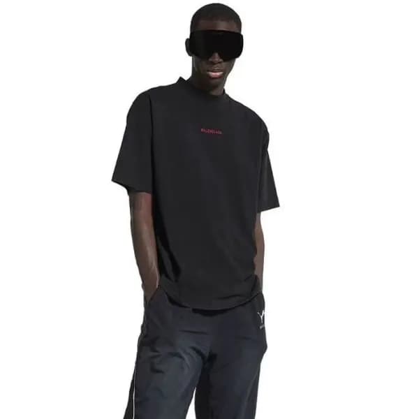 발렌시아가 남성 라운드 반팔 티셔츠 - Balenciaga Mens Round Tshirt… - 1
