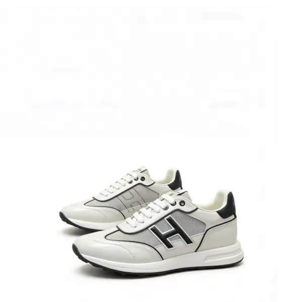 에르메스 남성 가죽 스니커즈 - Hermes Mens Leather Sneakers - h… - 1