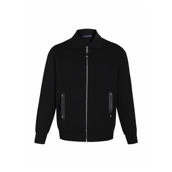루이비통 남성 니트 블루종 - Louis vuitton Mens Knit Blouson -… - 1