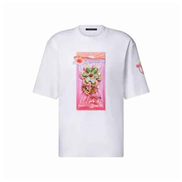루이비통 여성 반팔 셔츠 - Louis vuitton Womens Round Tshirt - lvc16414x