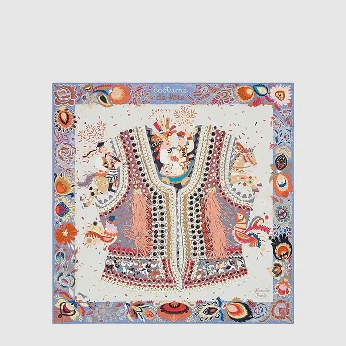 에르메스 여성 코스튬 드 페테 스카프 - Hermes Womens Costume de Fête Scarf - acc8866x - 1