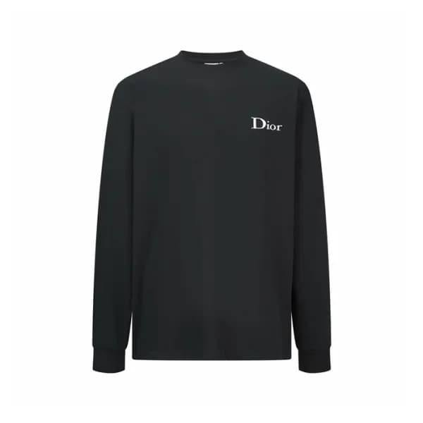 디올 남성 라운드 긴팔티 - Dior Mens Round Tshirt - dic17004x - 1