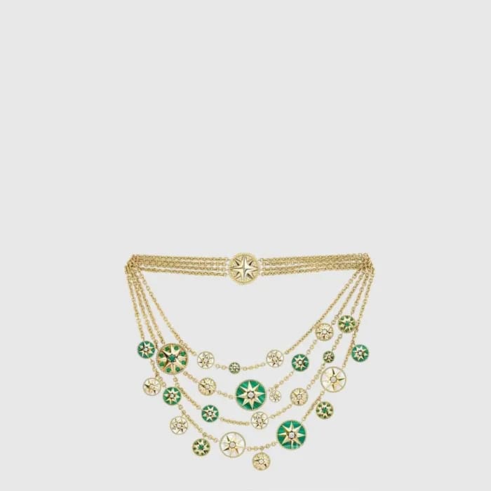 디올 여성 로즈 데 방 네크리스 - Dior Womens Rose des Vents Cuff Bracelet - acc9736x - 1