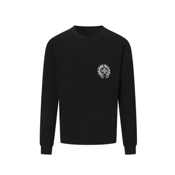 크롬하츠 남성 라운드 긴팔티 - Chrome Hearts Mens Round Tshirt - chc17556x - 1