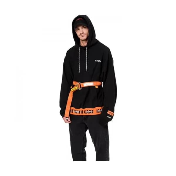 Heron Preston Mens Black Hoodie - 헤론프레스턴 남성 블랙 후드티… - 1