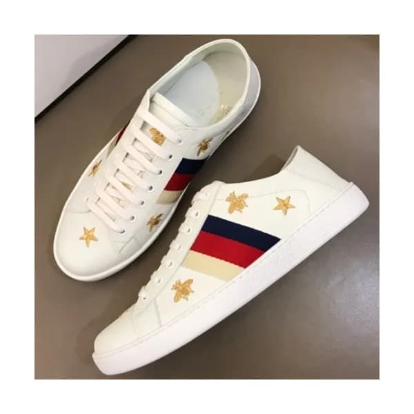 GUCCI 2018 MENS LEATHER ACE SKEAKERS - 구찌 남성 레더 스니… - 1