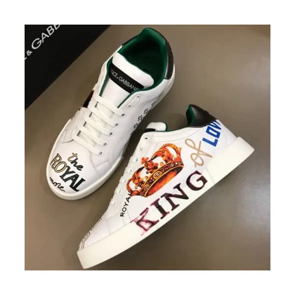DOLCE&GABBANA 2018 MENS LEATHER SKEAKERS - 돌체앤가바나 … - 1