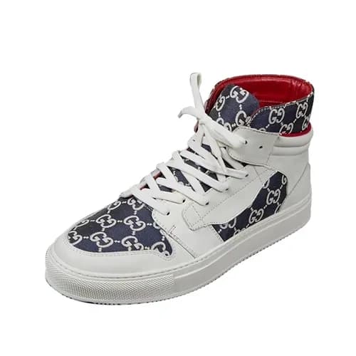 GUCCI 2018 MENS LEATHER ANKLE SKEAKERS - 구찌 남성 레더 … - 1