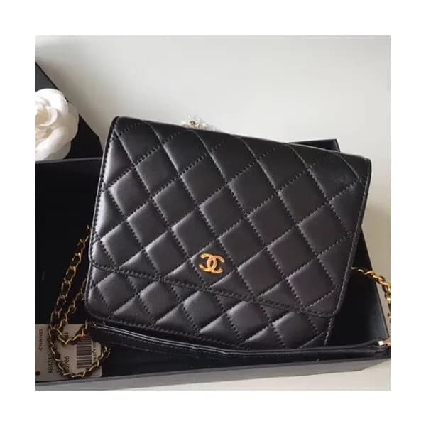 Chanel WOC Chain Cross Bag,17CM - 샤넬 WOC 체인 크로스백,C… - 1