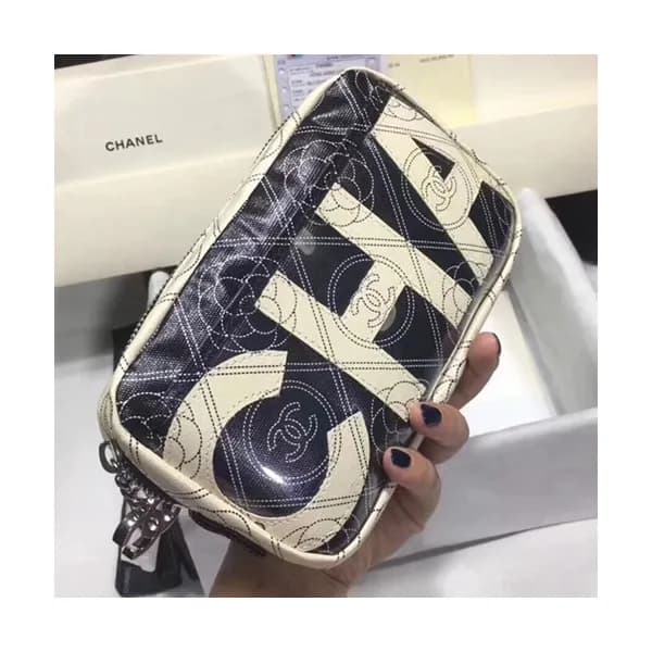 Chanel 2018 Women Leather Camera Pouch Clutch Bag… - 1