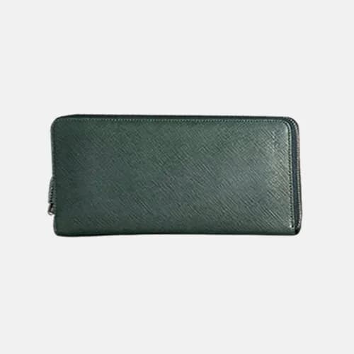 Prada 2018 Mens Saffiano Leather Zippy Long Purse … - 1