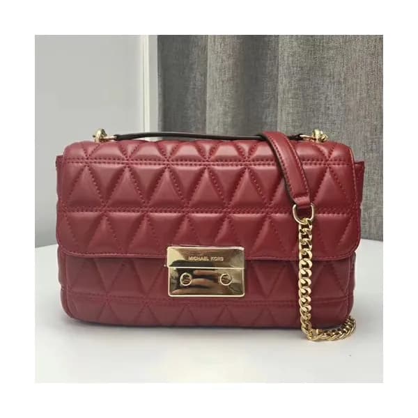 Michael Kors Leather Chain Shoulder Bag,27cm - 마이클… - 1
