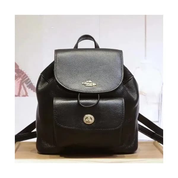 Coach Billie Pebble Leather Back Pack,21cm - 코치 빌리… - 1
