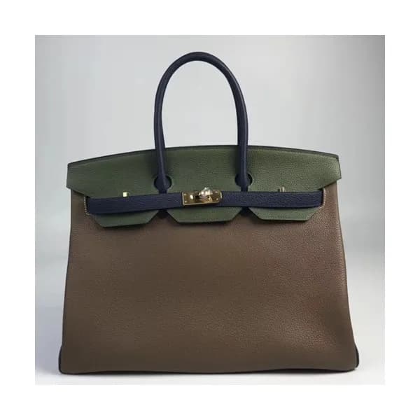 Hermes Birkin Togo Leather Tote Shoulder Bag ,35cm… - 1