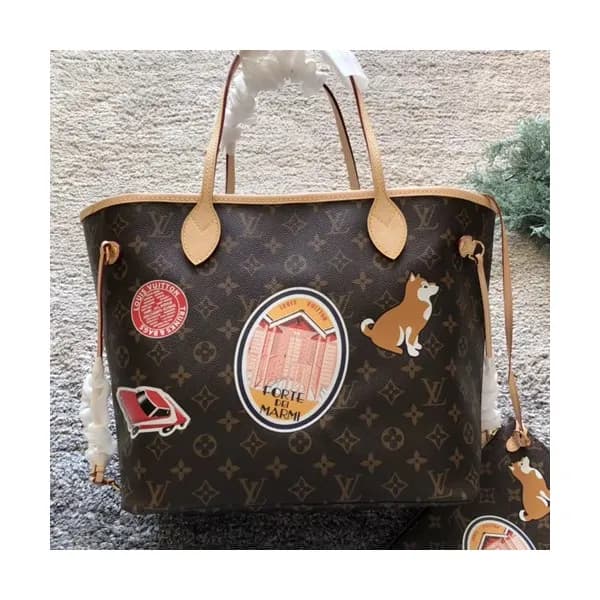 Louis Vuitton Never Full Monogram Tote Shoulder Sh… - 1