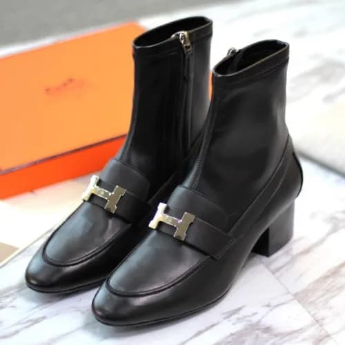 Hermes 2019 H-kelly Ladies Leather Ankel Boots - 에… - 1
