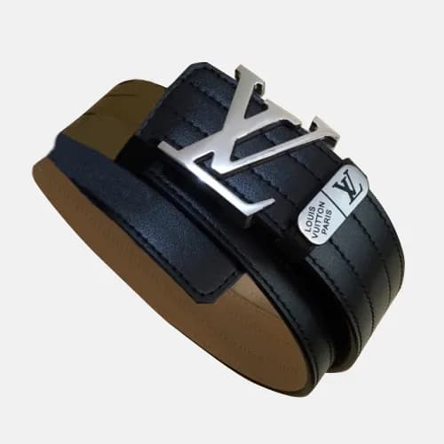 Louis vuitton 2019 Mens Initial Logo Leather Belt … - 1