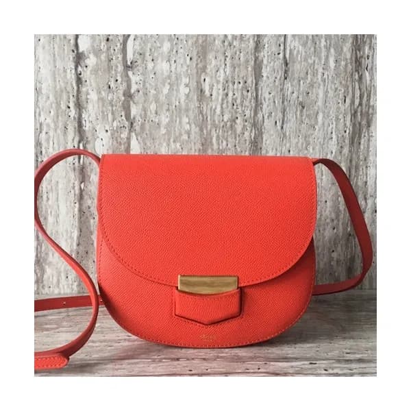 Celine Leather Trotteur Shoulder Bag,19CM - 셀린느 레더… - 1