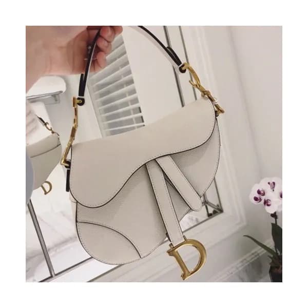 Dior 2019 Leather Saddle Shoulder Bag ,17/25.5CM -… - 1