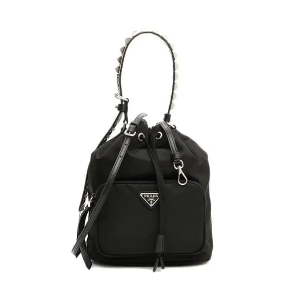 Prada 2019 Women Nylon Bucket Tote Shoulder Bag ,2… - 1