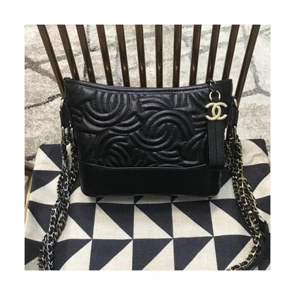 Chanel 2019 Gabrielle Hobo Leather Shoulder Bag ,2… - 1