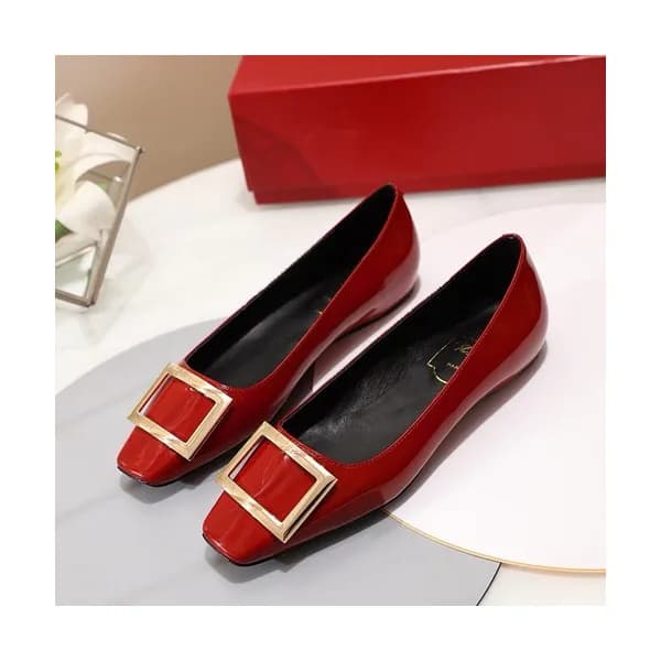 Roger Vivier 2019 Ladies Leather Flat Shoes - 로저비비… - 1